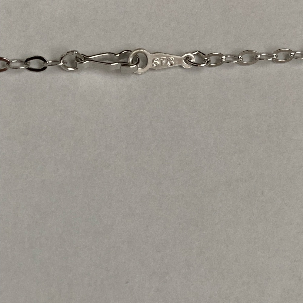 Scorpio zodiac pendant with 18” chain Sterling silver NEW Vintage - Picture 6 of 9